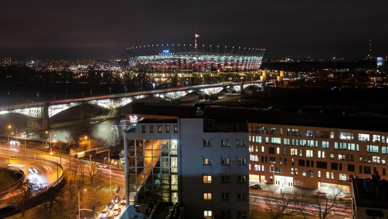 Apartment River Front, Great View From 14Th Floor, Next To Pge Narodowy Stadium, Torwar - By Warsawskyline Apartments Kültér fotó